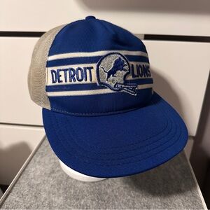 Vintage Detroit Lions NFL Snapback Baseball Hat – Adjustable Adult